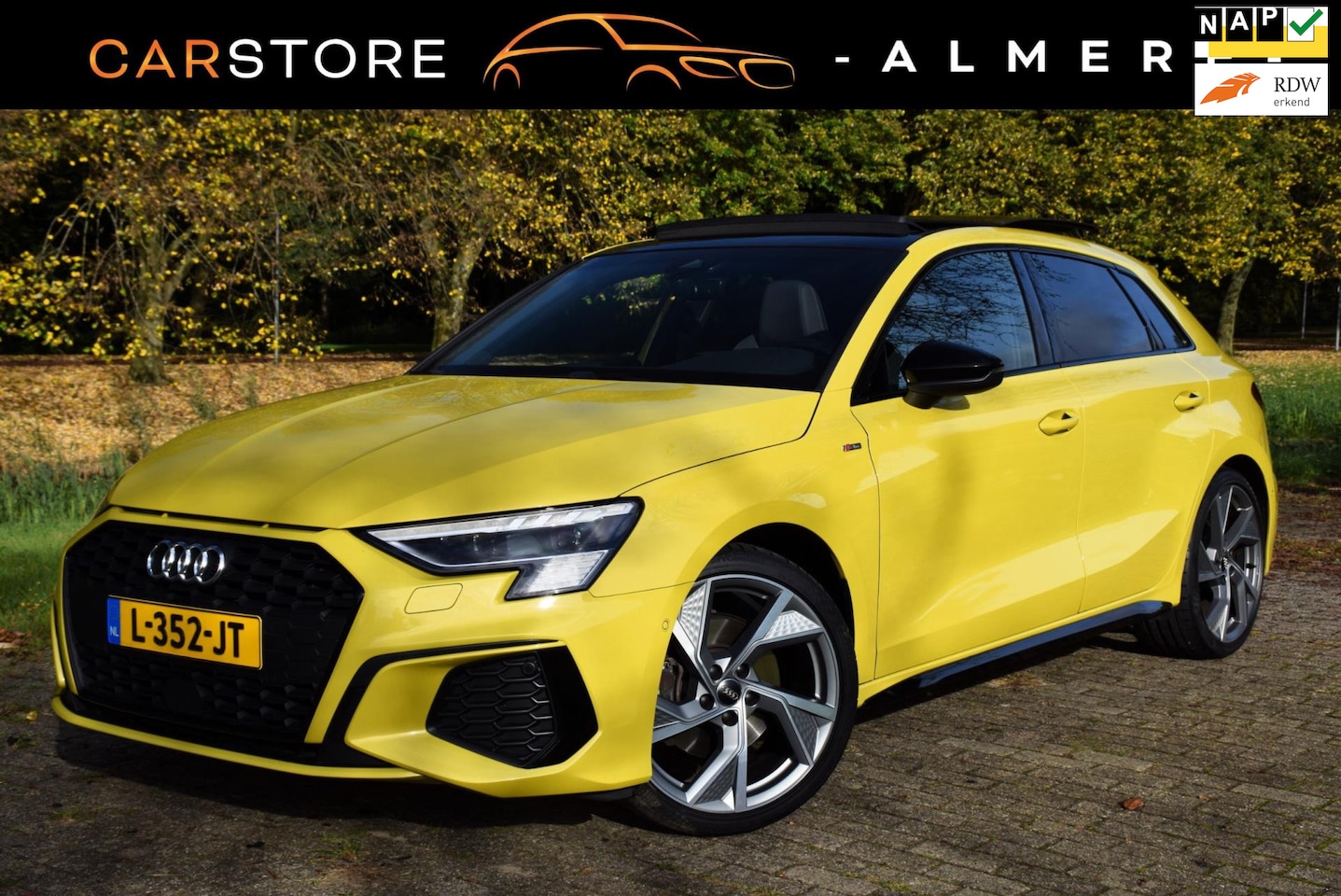 Audi A3 Sportback - 35 TFSI S Edition*LED*AUT*B&O*60Dkm*NAP*150PK*Pano* - AutoWereld.nl