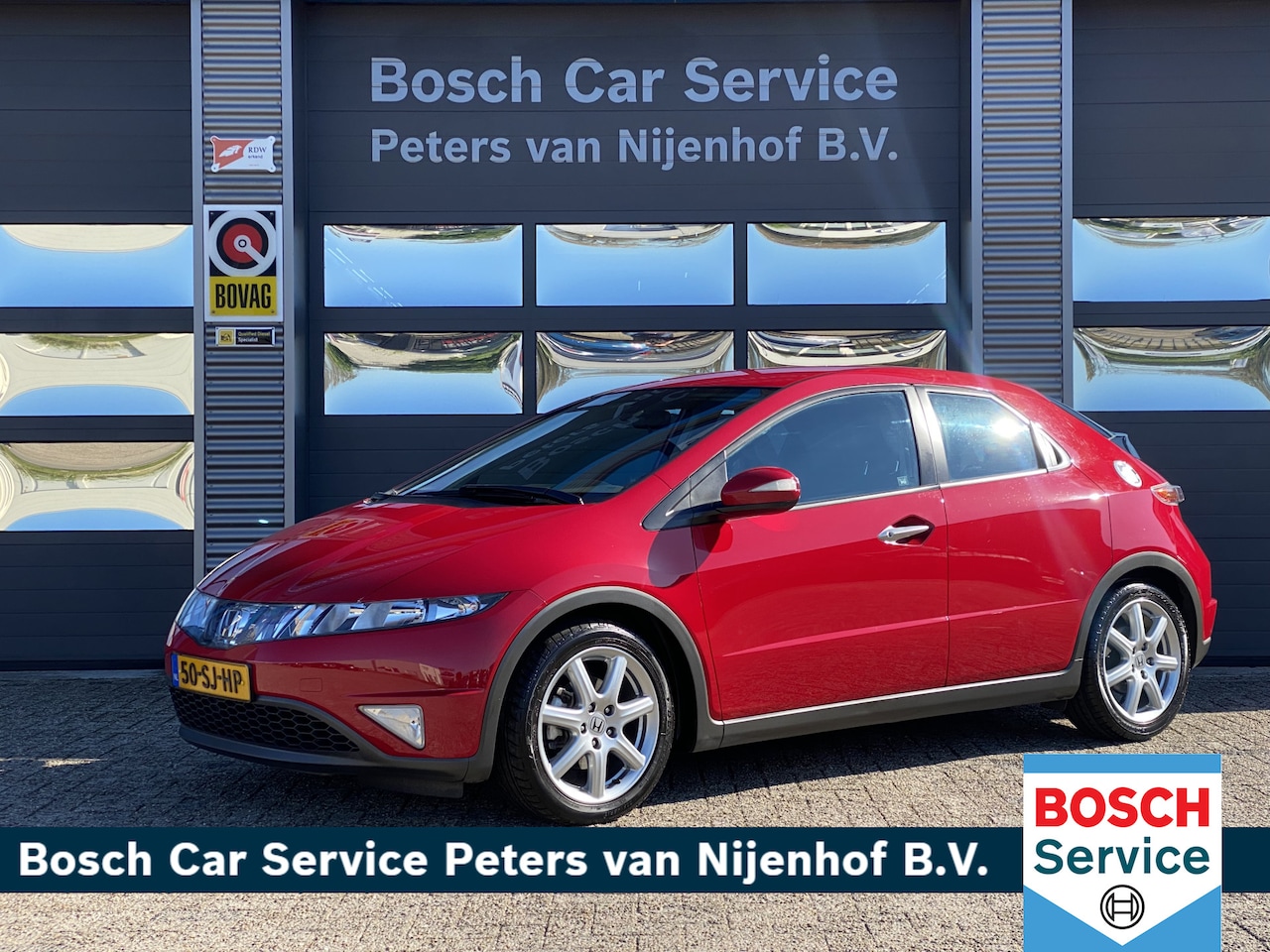 Honda Civic - 1.4 Sport ✅5DRS✅1E EIG.✅AIRCO✅REGENSENSOR✅16"✅28DKM! - AutoWereld.nl