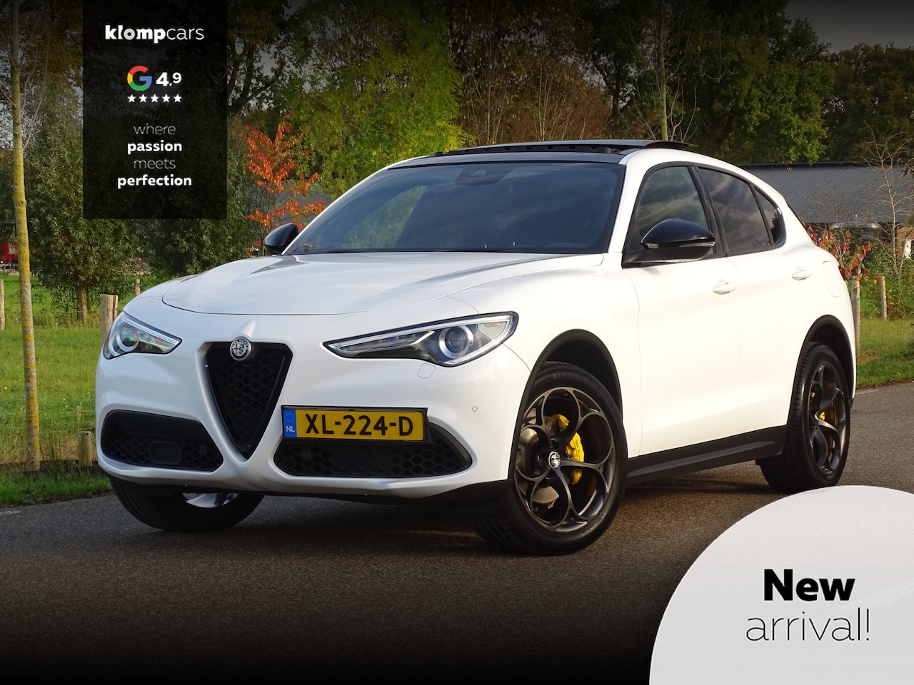 Alfa Romeo Stelvio - 2.0 T AWD 280PK Schuifdak | H+K | Veloce | Flippers | 20inch QV | Difusser TI | - AutoWereld.nl