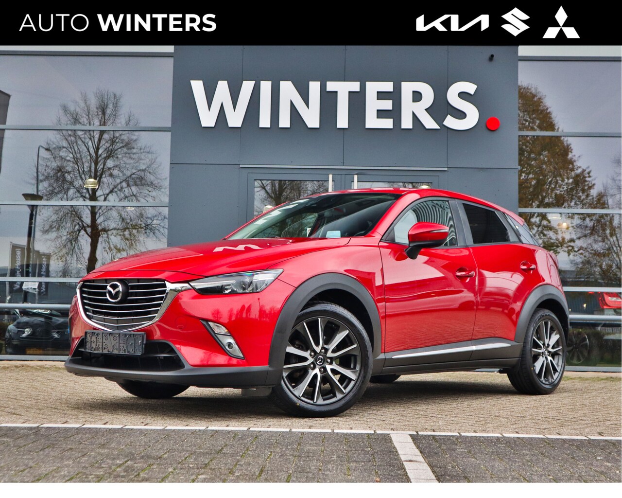 Mazda CX-3 - 2.0 SkyActiv-G 120 GT-M Navi+BT+Camera ECC-Airco Leder PDC Keyless Cr.Control - AutoWereld.nl