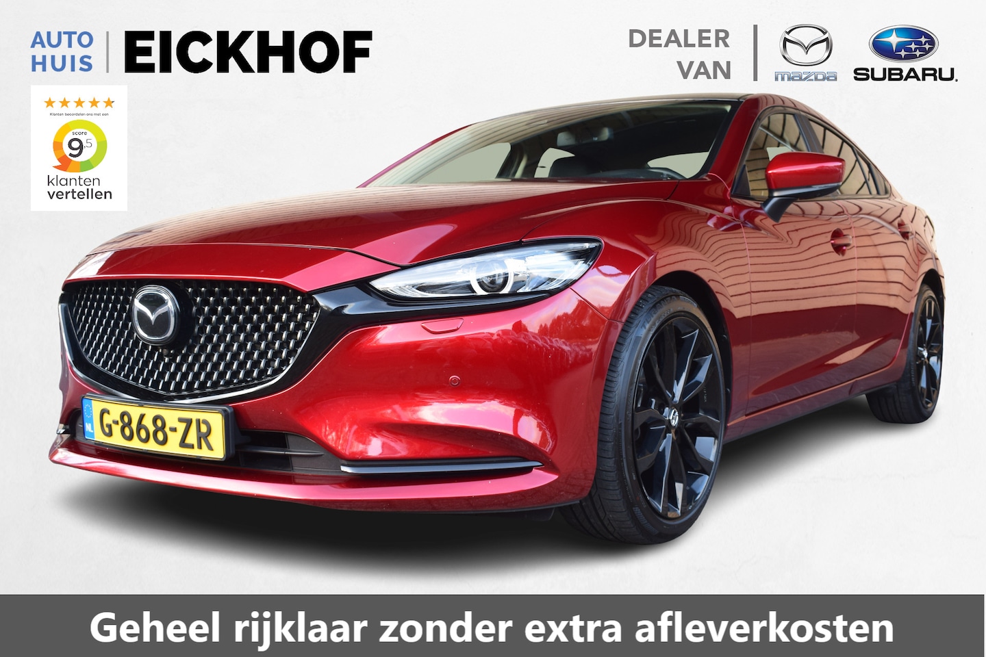 Mazda 6 - 2.0 SkyActiv-G 165 165 Business Comfort - Black Edition - 19 inch - AutoWereld.nl