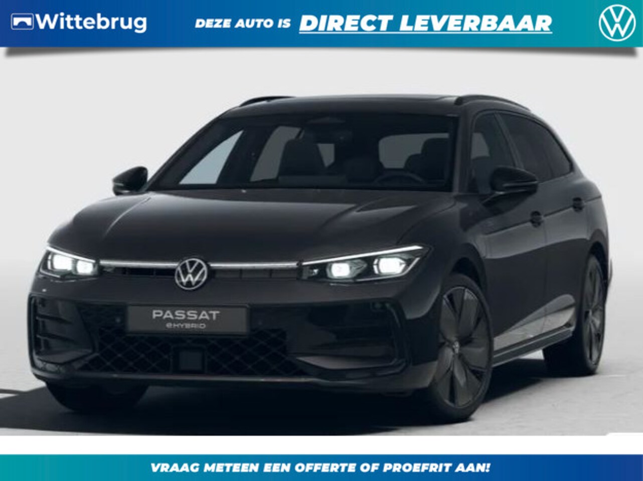 Volkswagen Passat Variant - 1.5 eHybrid R-Line Business *Black Style* - AutoWereld.nl