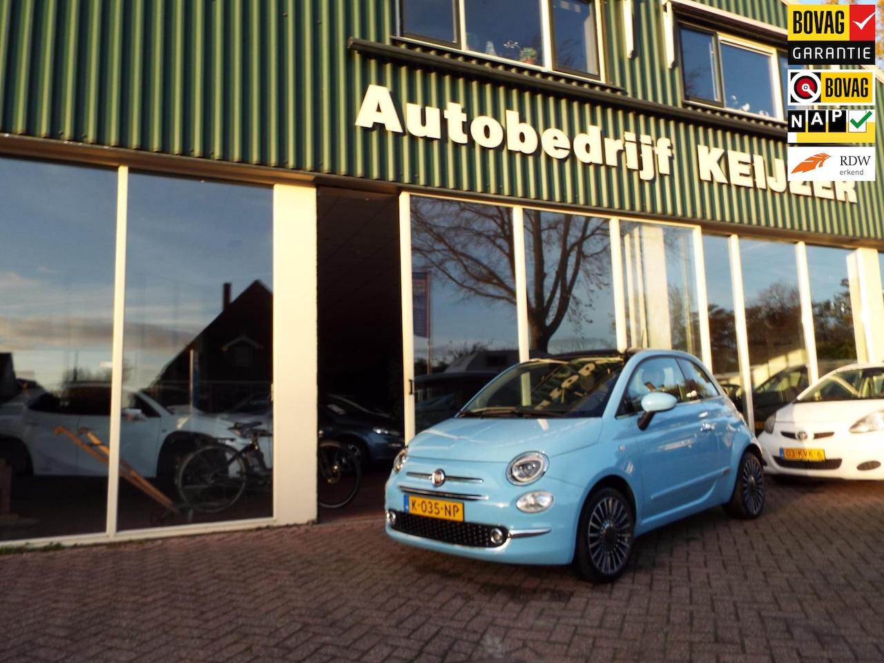 Fiat 500 C - 1.2 Lounge PANODAK-CLIMA-PDC-12 MND BOVAG-NAP - AutoWereld.nl