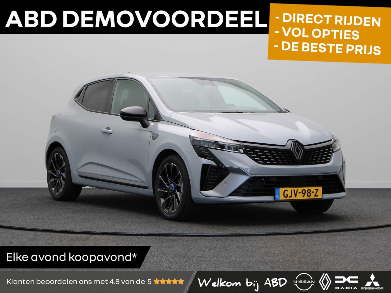 Renault Clio - 1.6 E-Tech Full Hybrid 145 esprit Alpine | NL-auto | Bose Audio | 9,3 inch navigatie | Ach - AutoWereld.nl