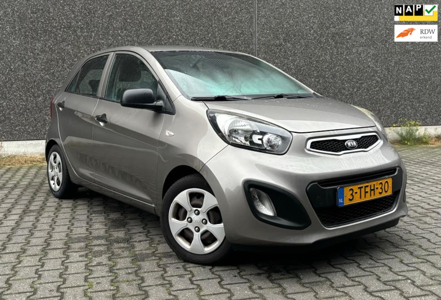 Kia Picanto - 1.0 CVVT ISG Airco*NW APK*Afleverbeurt*Compl Onderhoud* - AutoWereld.nl