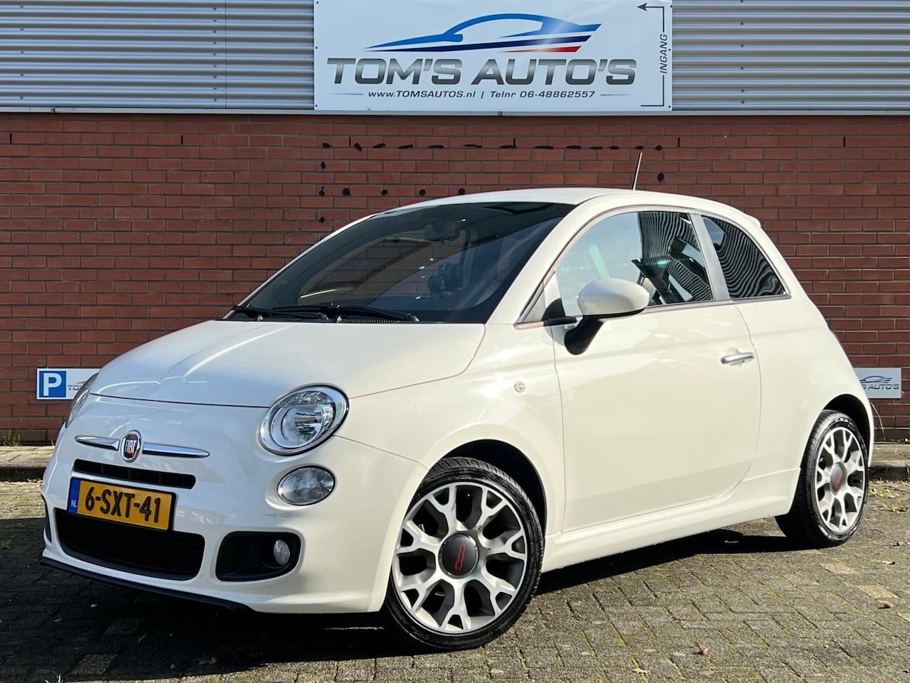 Fiat 500 - 0.9 TwinAir 500S. navi. airco. aux. zeer leuk - AutoWereld.nl