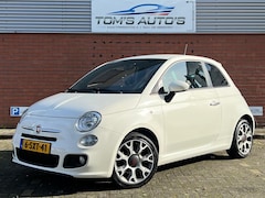 Fiat 500 - 0.9 TwinAir 500S. navi. airco. aux. zeer leuk