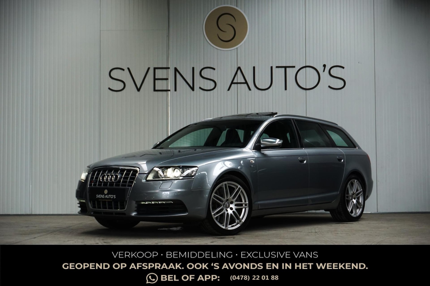 Audi S6 - Avant 5.2 FSI Youngtimer Schuifdak|Carbon|Bose|Complete historie|Schaalstoelen - AutoWereld.nl