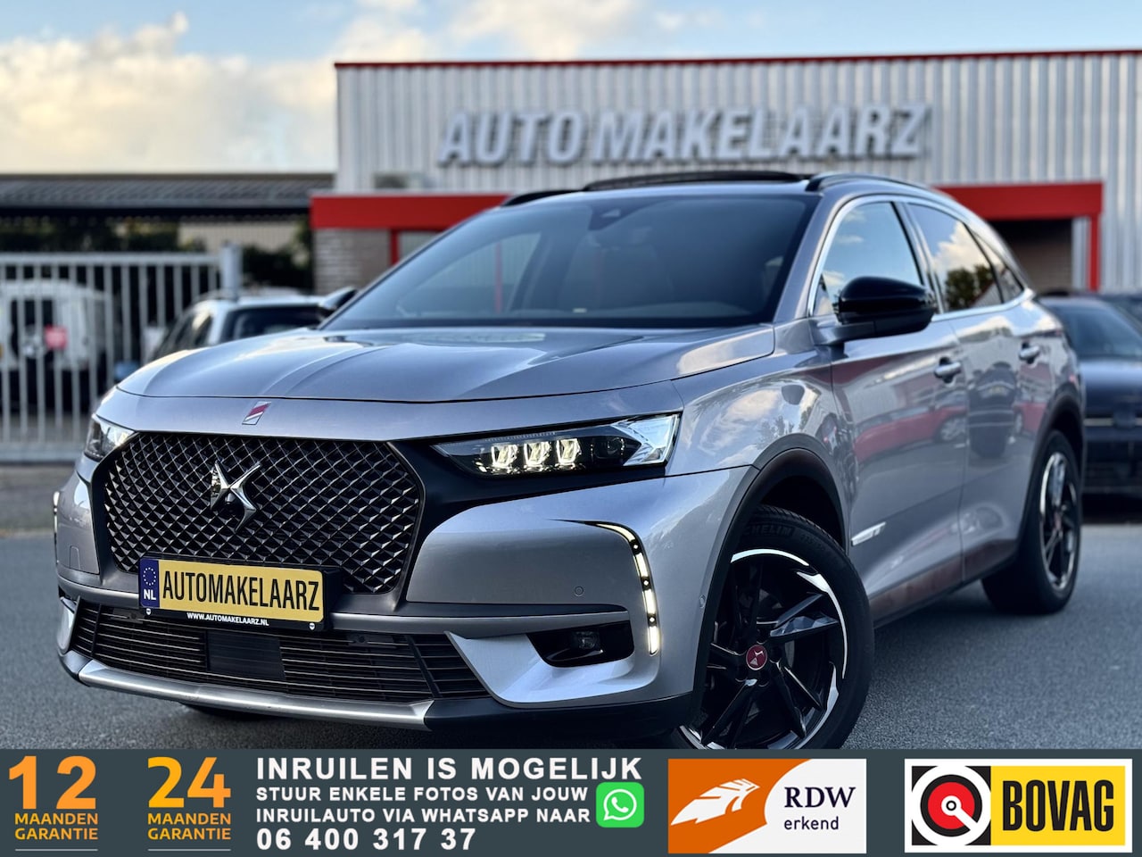 DS 7 - 1.6 PHEV 360 4x4 E-Tense Performance + VOL - AutoWereld.nl