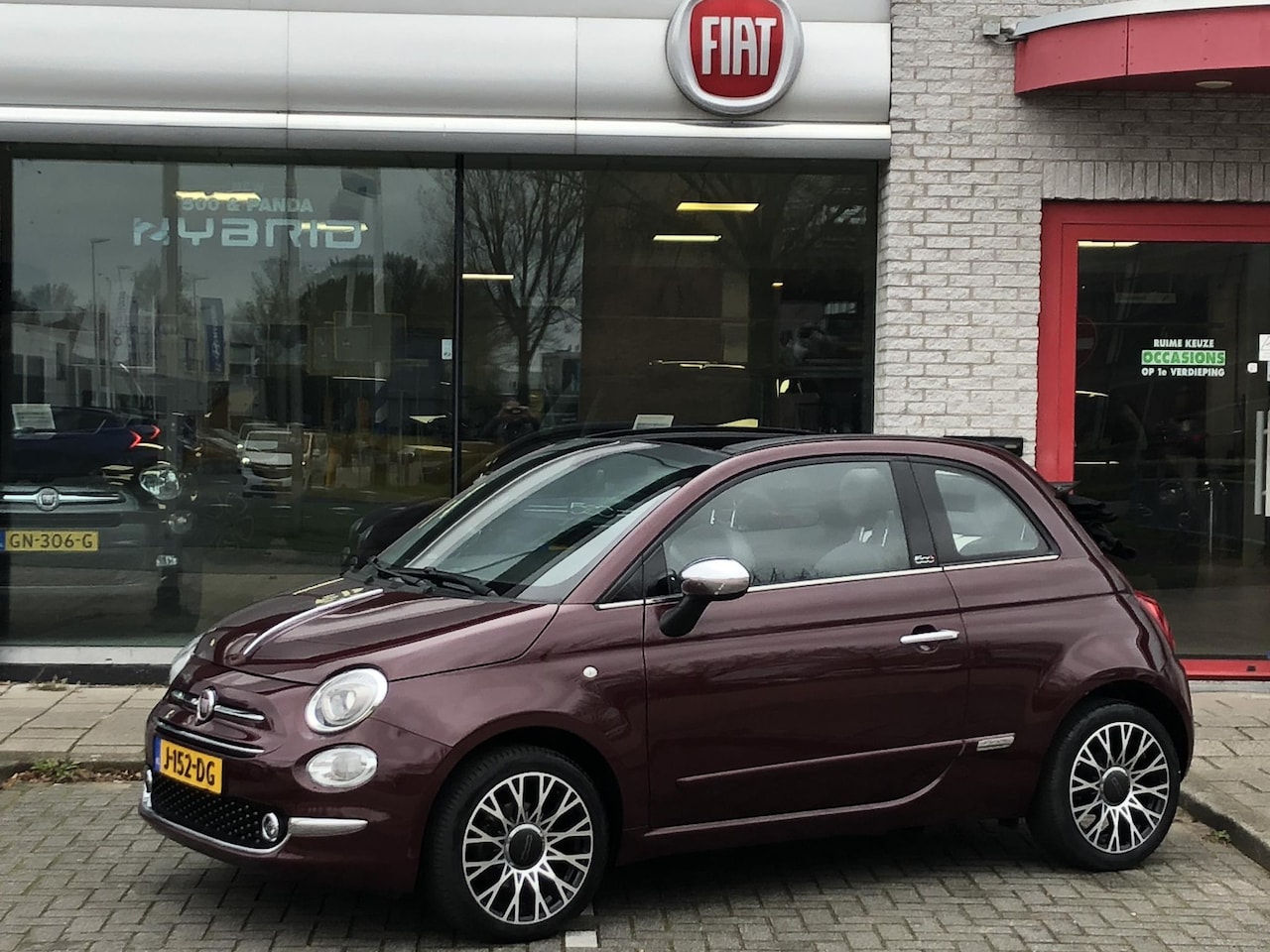 Fiat 500 C - 1.0 Hybrid Star NAVI|CLIMATE|APPLE/ANDROID|PDC|16"|BEATS AUDIO - AutoWereld.nl