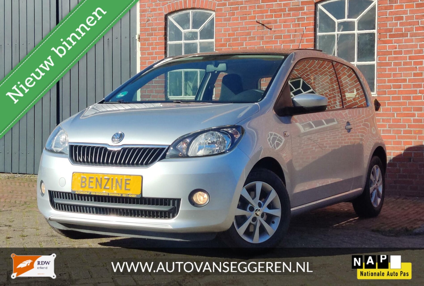 Skoda Citigo - 1.0 75 PK panodak/114000km/garantie. - AutoWereld.nl