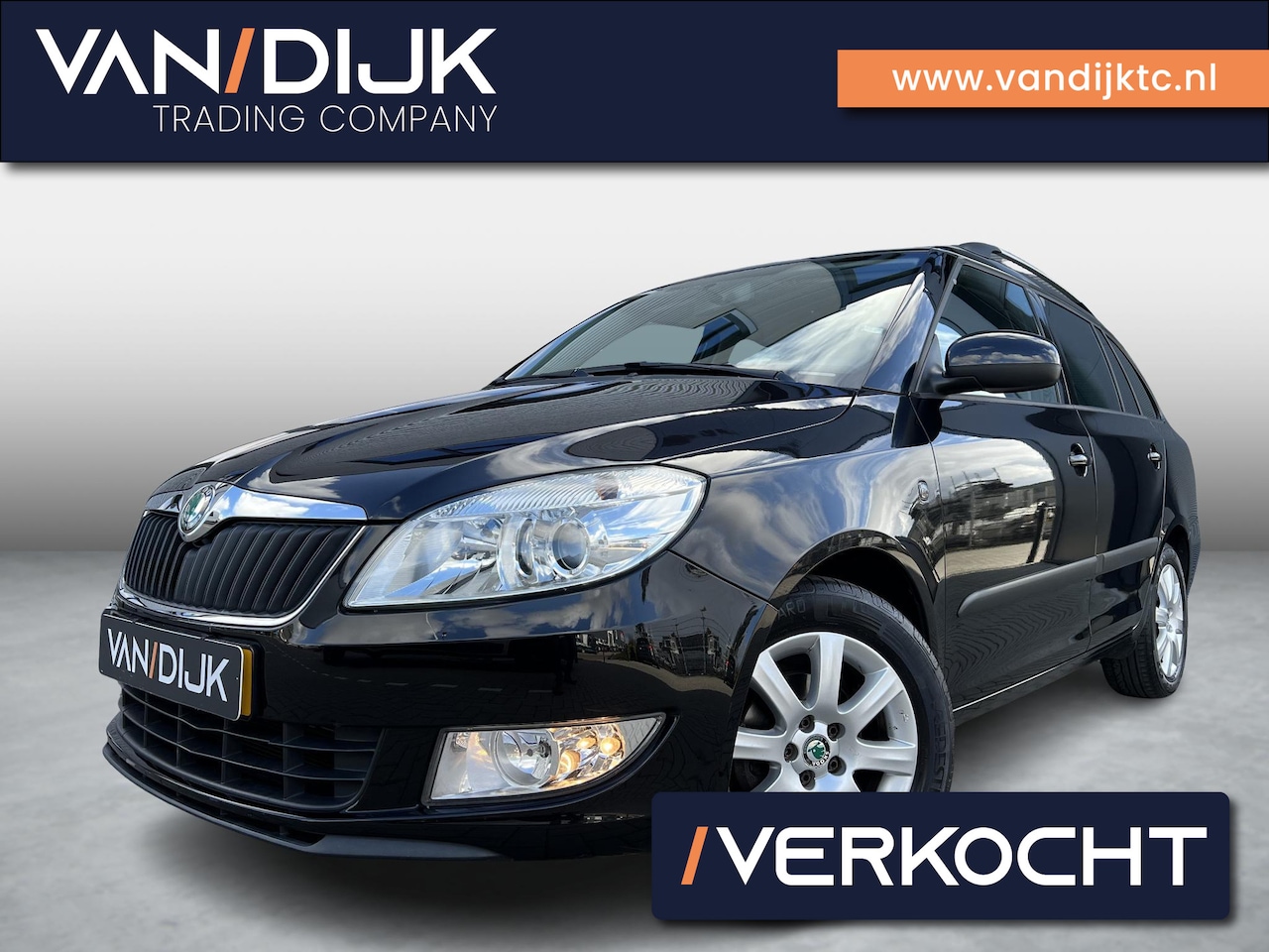 Skoda Fabia Combi - 1.2 TSI Style ✓Climate ✓Cruise ✓Lichtmetalen ✓Trekhaak - AutoWereld.nl