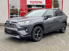 Toyota RAV4 - 2.5 HYBRID AWD BI-TONE STOELVERW EL-STOEL JBL EL-ACHTERKLEP LED KEYLESS PARK-SENSOREN APPL