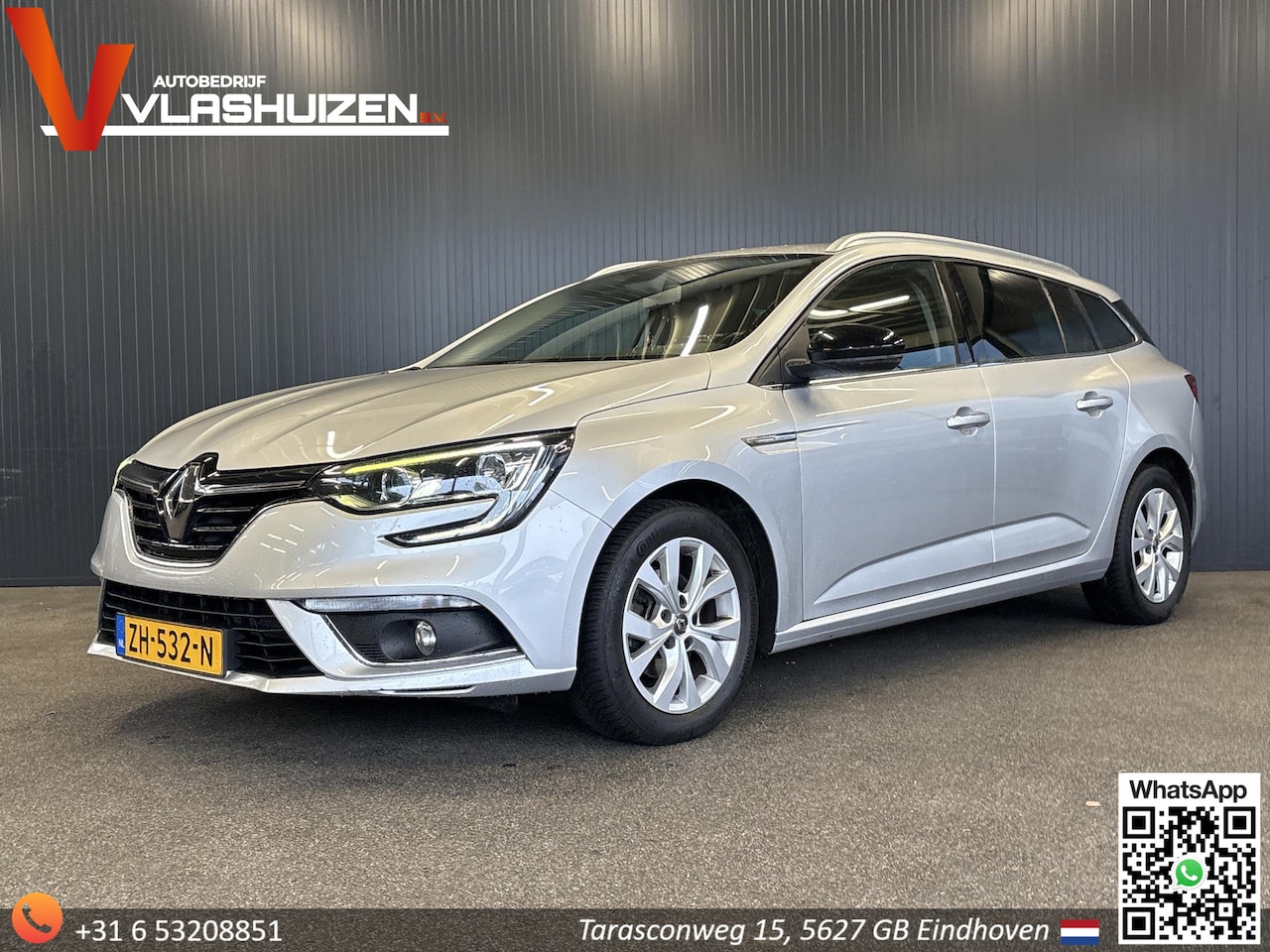 Renault Mégane Estate - 1.3 TCe Limited | € 6.600,- NETTO! | Leder/Stof | Climate | Cruise | Navi | PDC | - AutoWereld.nl