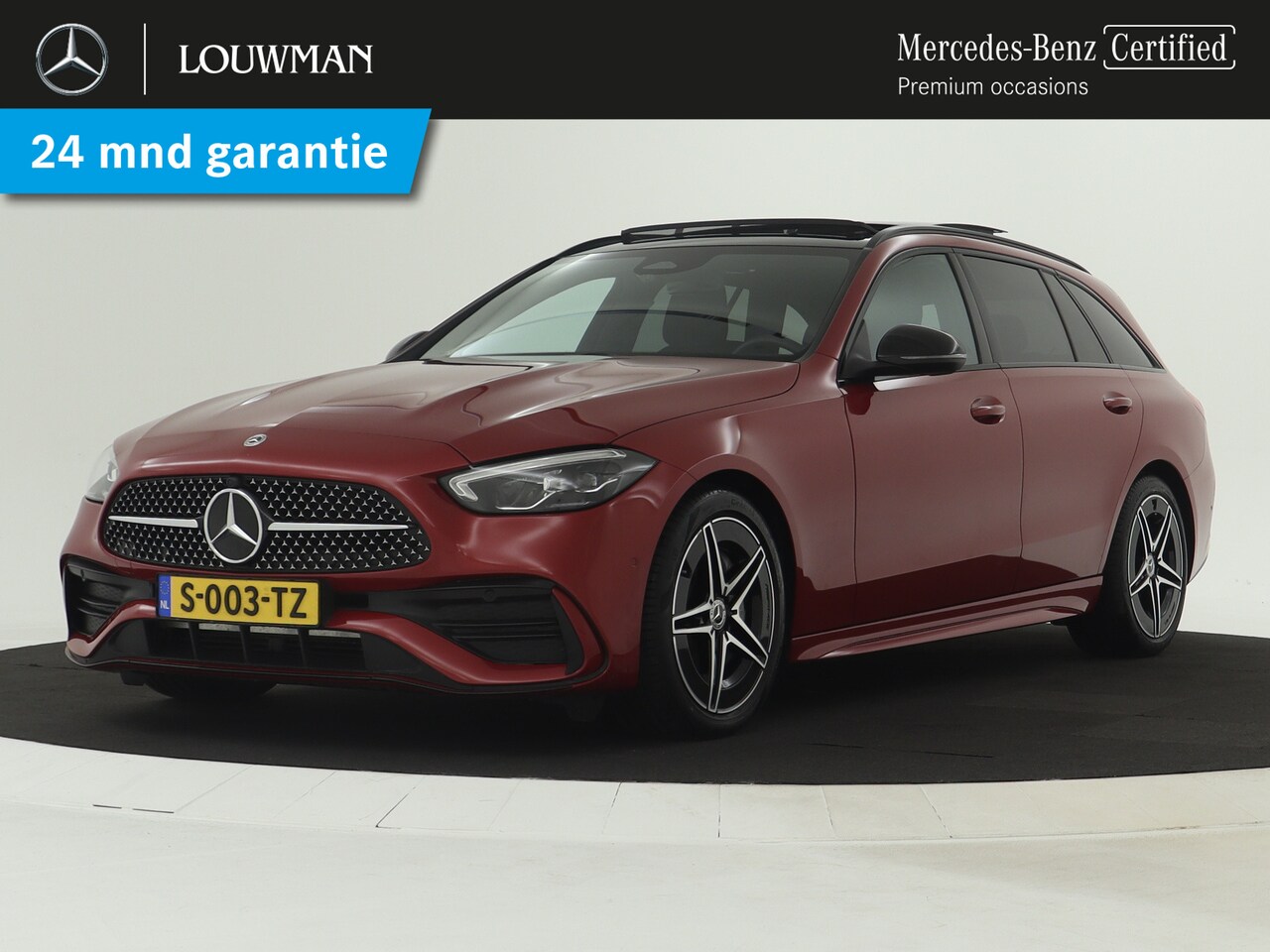 Mercedes-Benz C-klasse Estate - 180 AMG-Line | Night-pakket | Panoramadak | Burmester Sound | Dodehoek Ass. | Stoelverwarm - AutoWereld.nl