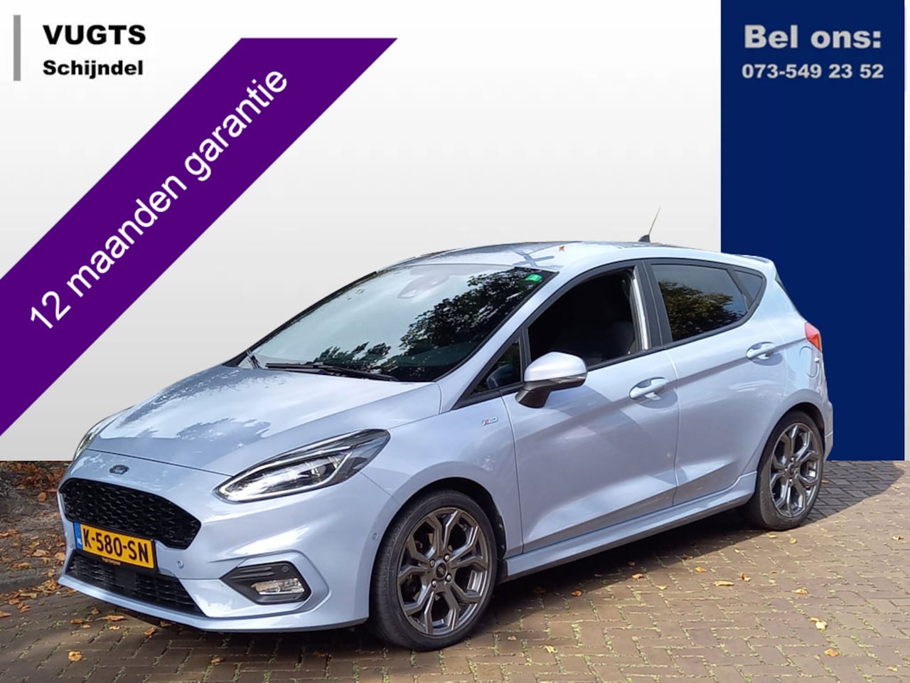 Ford Fiesta - 1.0 EcoBoost Hybrid 125-pk ST-Line X - AutoWereld.nl