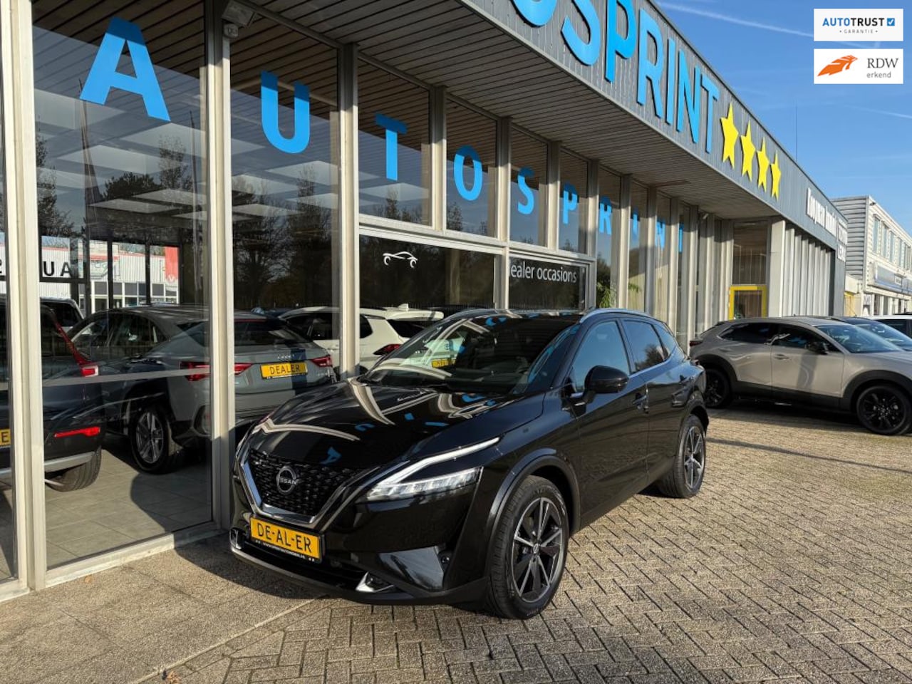 Nissan Qashqai - 1.3 MHEV Xtronic Tekna Plus 158PK AUTOMAAT /PANORAMADAK / 360 CAMERA / LEDER - AutoWereld.nl