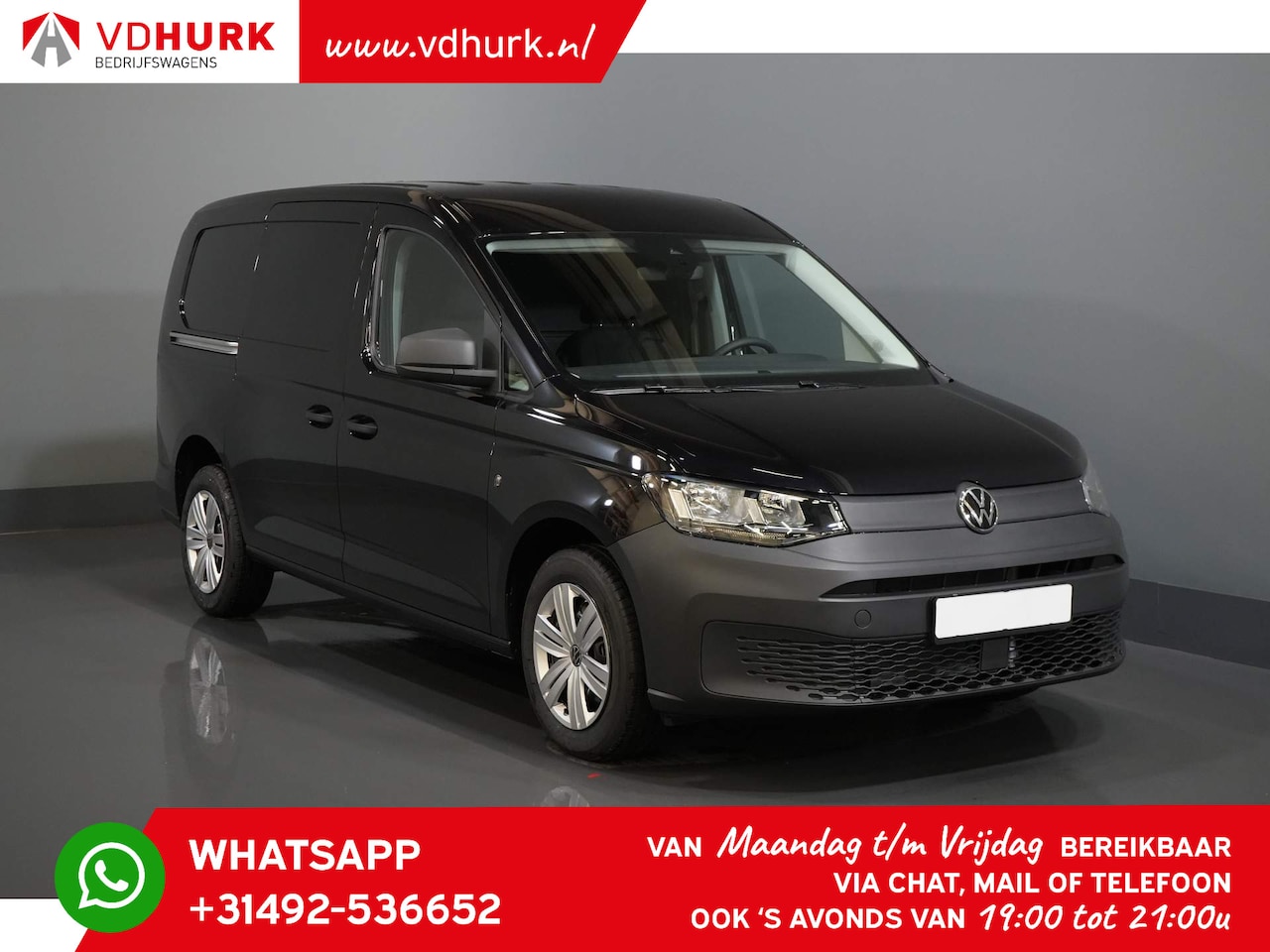 Volkswagen Caddy Cargo Maxi - 2.0 TDI 125 pk DSG Aut. Rijklaar, Virtual Cockpit/ Carplay/ Cruise/ PDC/ Omvormer - AutoWereld.nl