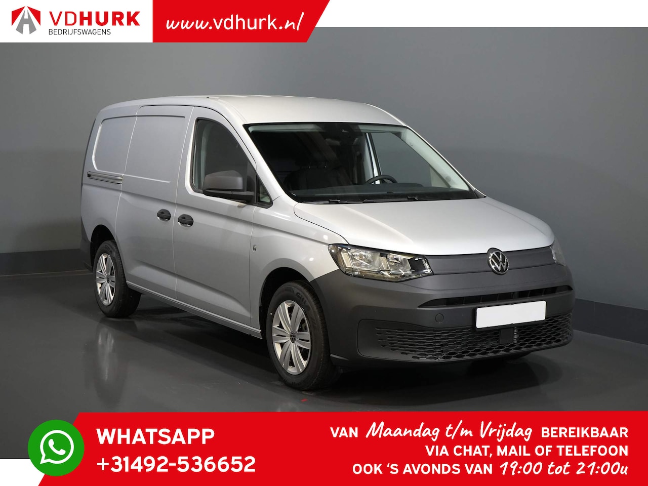 Volkswagen Caddy Cargo Maxi - 2.0 TDI 125 pk DSG Aut. Rijklaar, Virtual Cockpit/ Carplay/ Cruise/ PDC/ Omvormer - AutoWereld.nl