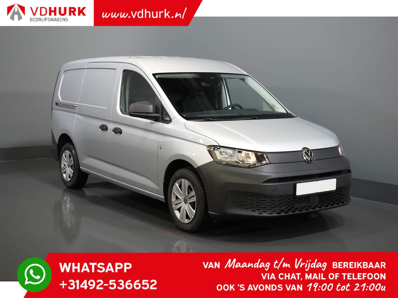 Volkswagen Caddy Cargo Maxi - 2.0 TDI 125 pk DSG Aut. Rijklaar, Virtual Cockpit/ Carplay/ Cruise/ PDC/ Omvormer - AutoWereld.nl