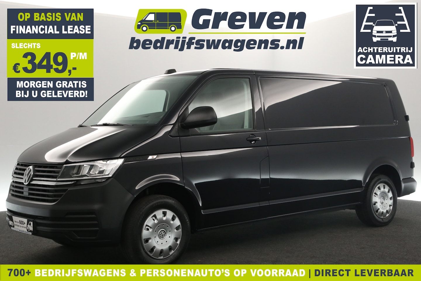 Volkswagen Transporter - 2.0 TDI L2H1 Airco Carplay Camera Cruise Navi 3 Persoons Elektrpakket Trekhaak - AutoWereld.nl