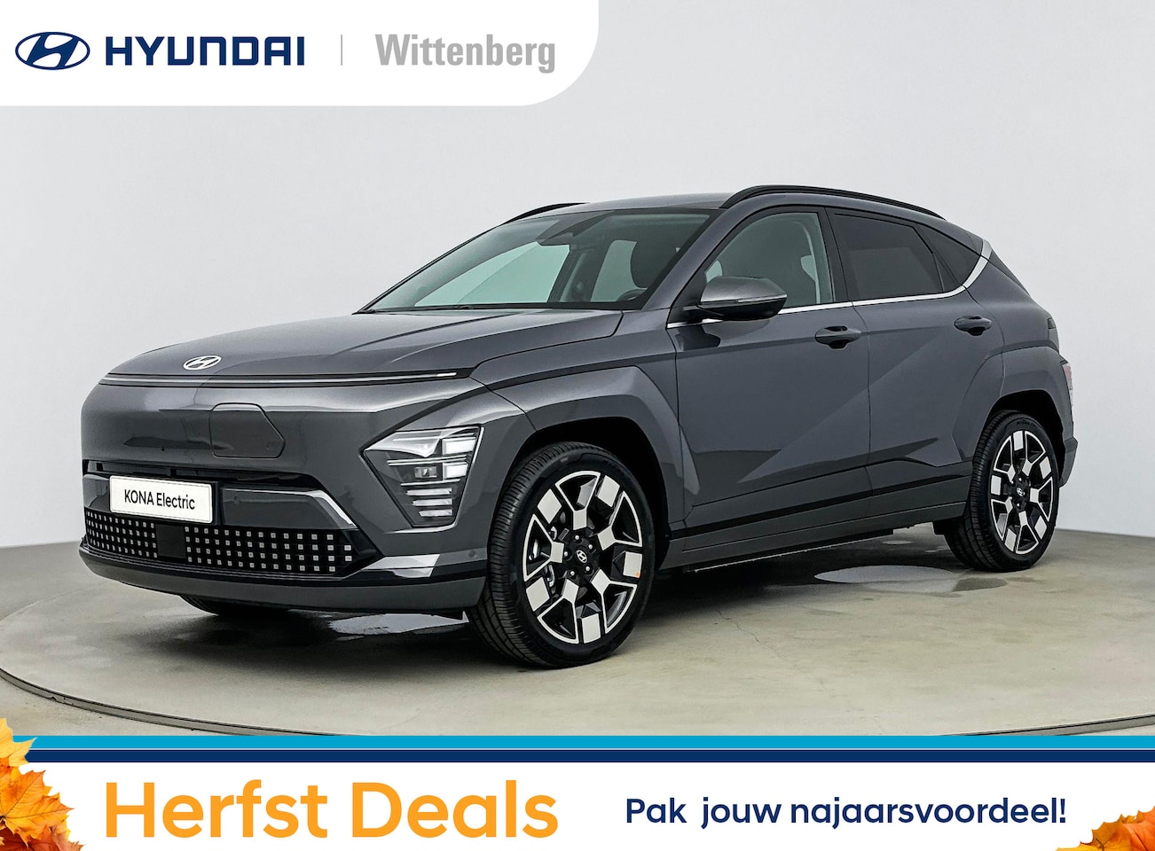 Hyundai Kona Electric - Premium 65.4 kWh | Incl. €2950,- Smart Bonus! | Leer | Memory | Stoel + stuurverwarming | - AutoWereld.nl