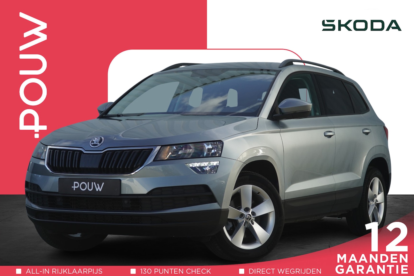 Skoda Karoq - 1.5 TSI 150pk DSG ACT Ambition Business | Trekhaak Wegklapbaar | Navigatie | Parkeersensor - AutoWereld.nl