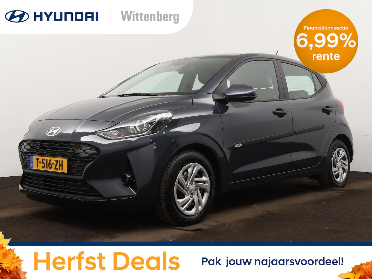 Hyundai i10 - 1.0 PREMIUM | NAVI | CLIMA | CRUISE | CAMERA | BLUELINK APP  | CHROMEN STRIP | - AutoWereld.nl