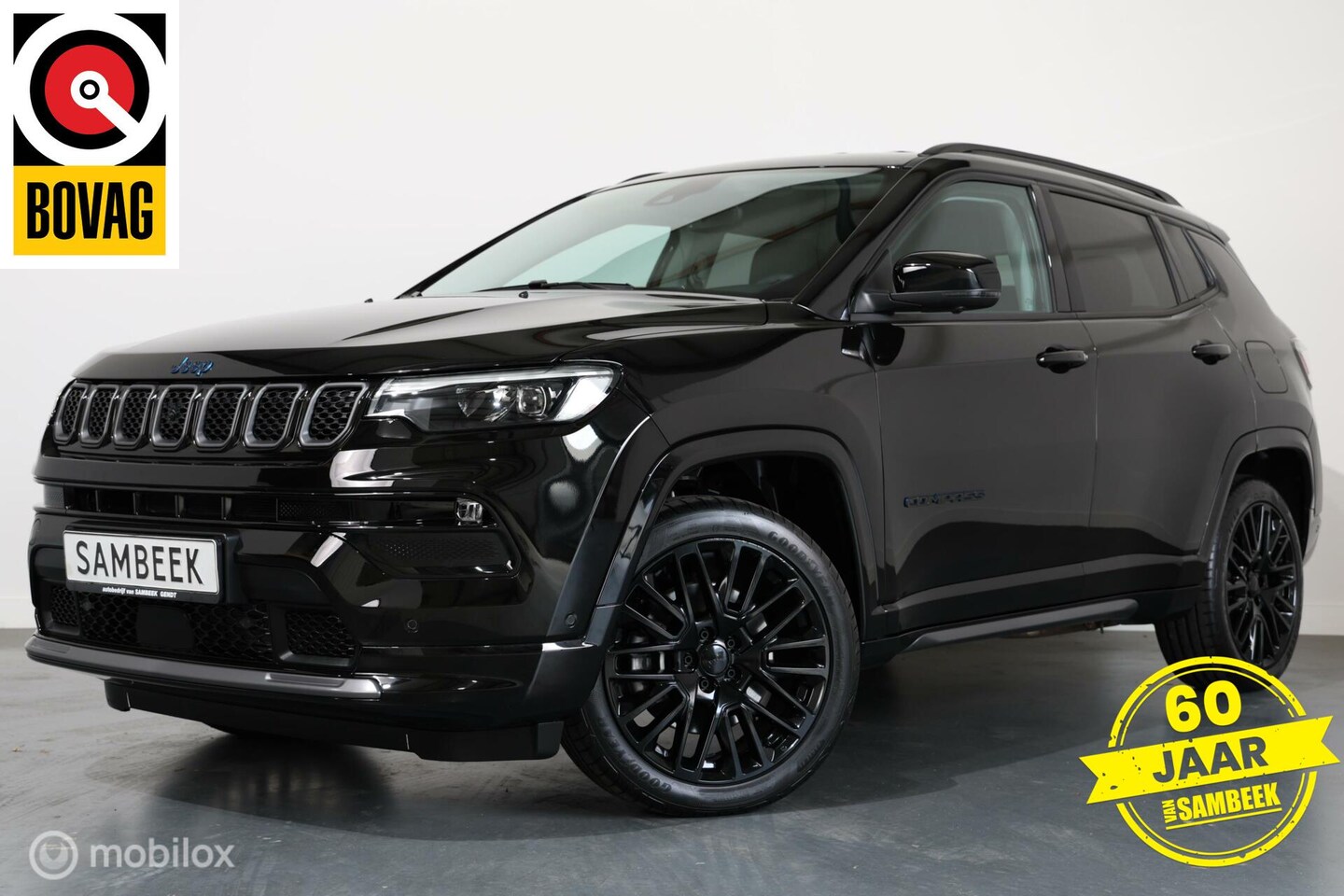 Jeep Compass - 4xe 190 Plug-in Hybrid - Electric Night Eagle - NAVI-CAMERA - AutoWereld.nl