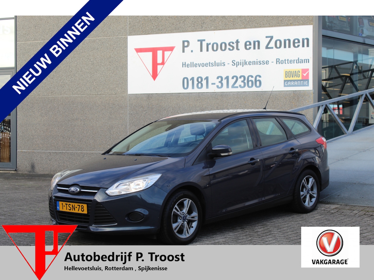 Ford Focus Wagon - 1.0 EcoBoost Edition Airco/Cruise control/Trekhaak - AutoWereld.nl