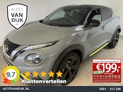 Nissan Juke - 1.0 DIG-T Kiiro AIRCO CLIMA NAVI CRUISE ELEK RAMEN STOELVERW BLUETOOTH CAMERA CENT VERG PR