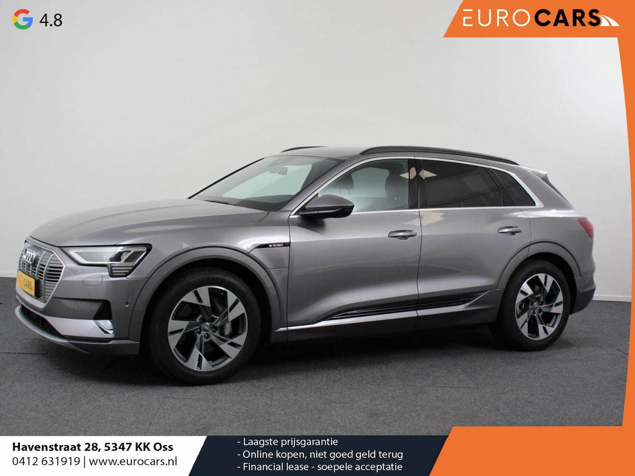 Audi e-tron - e-tron 55 quattro advanced Pro Line Plus 360pk! | Navigatie | Climate Control | Electrisch - AutoWereld.nl