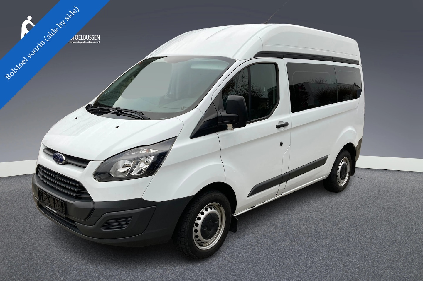 Ford Transit Custom - rolstoelbus rolstoel voorin side to side - AutoWereld.nl