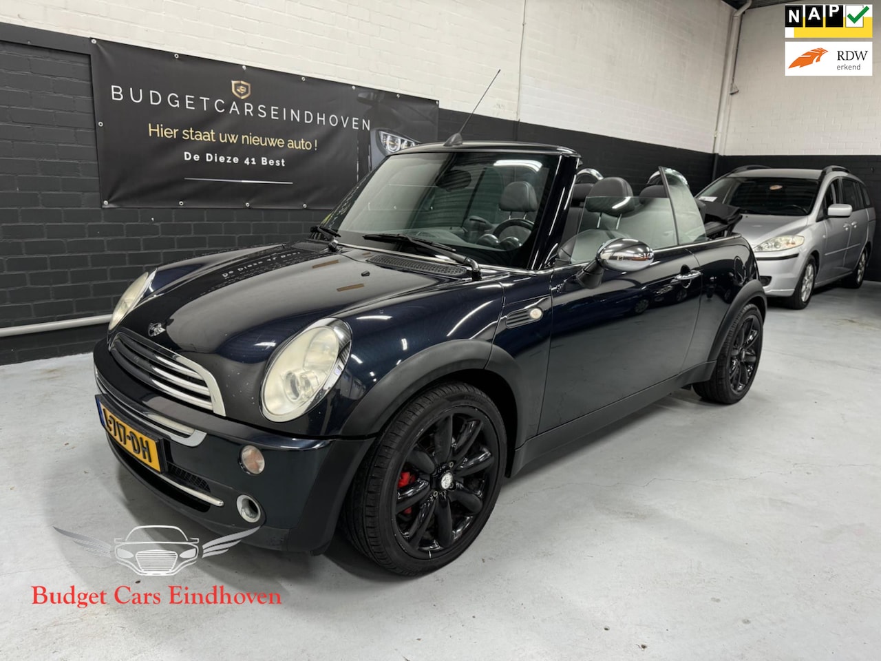 MINI Cabrio - Mini 1.6 One Nap/Airco/Leder/APK 11-2025! - AutoWereld.nl