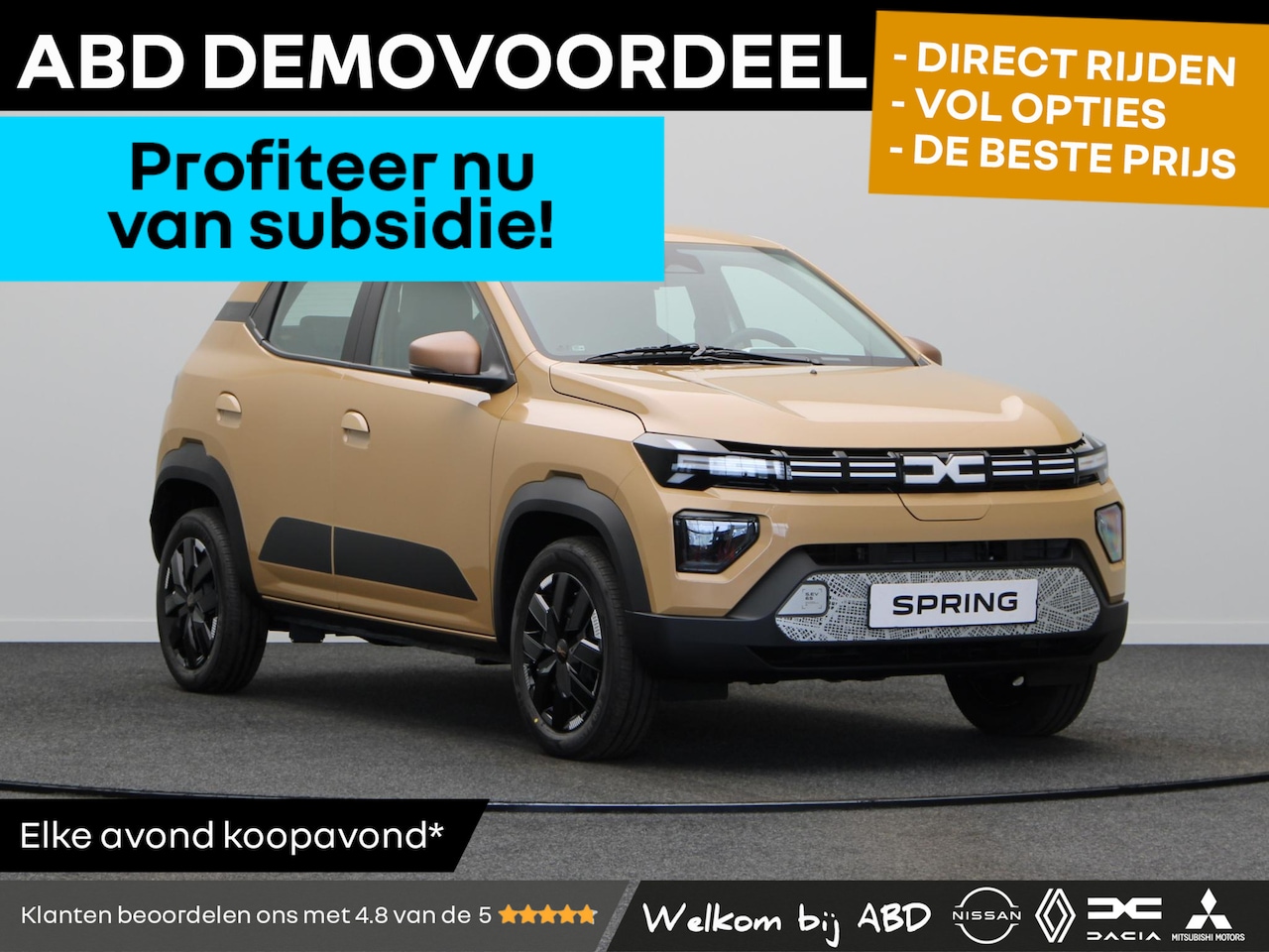 Dacia Spring - Extreme 65 26.8 kWh | DEMO VOORDEEL! | Airconditioning | Camera | Apple Carplay/Android Au - AutoWereld.nl