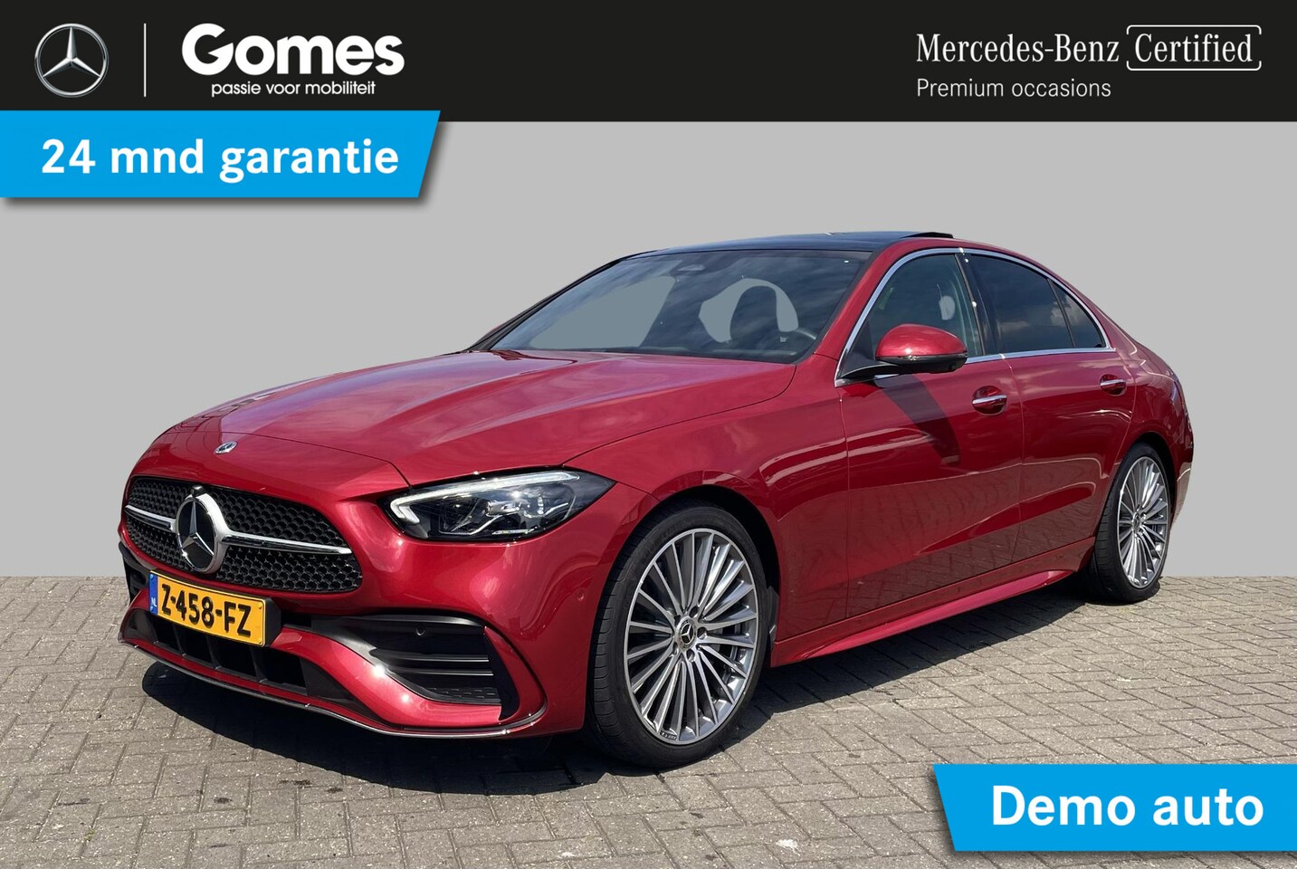 Mercedes-Benz C-klasse - 200 AMG Line | Premium PLUS | Panoramadak | Memorystoelen Verwarmd | 360° Camera | Distron - AutoWereld.nl