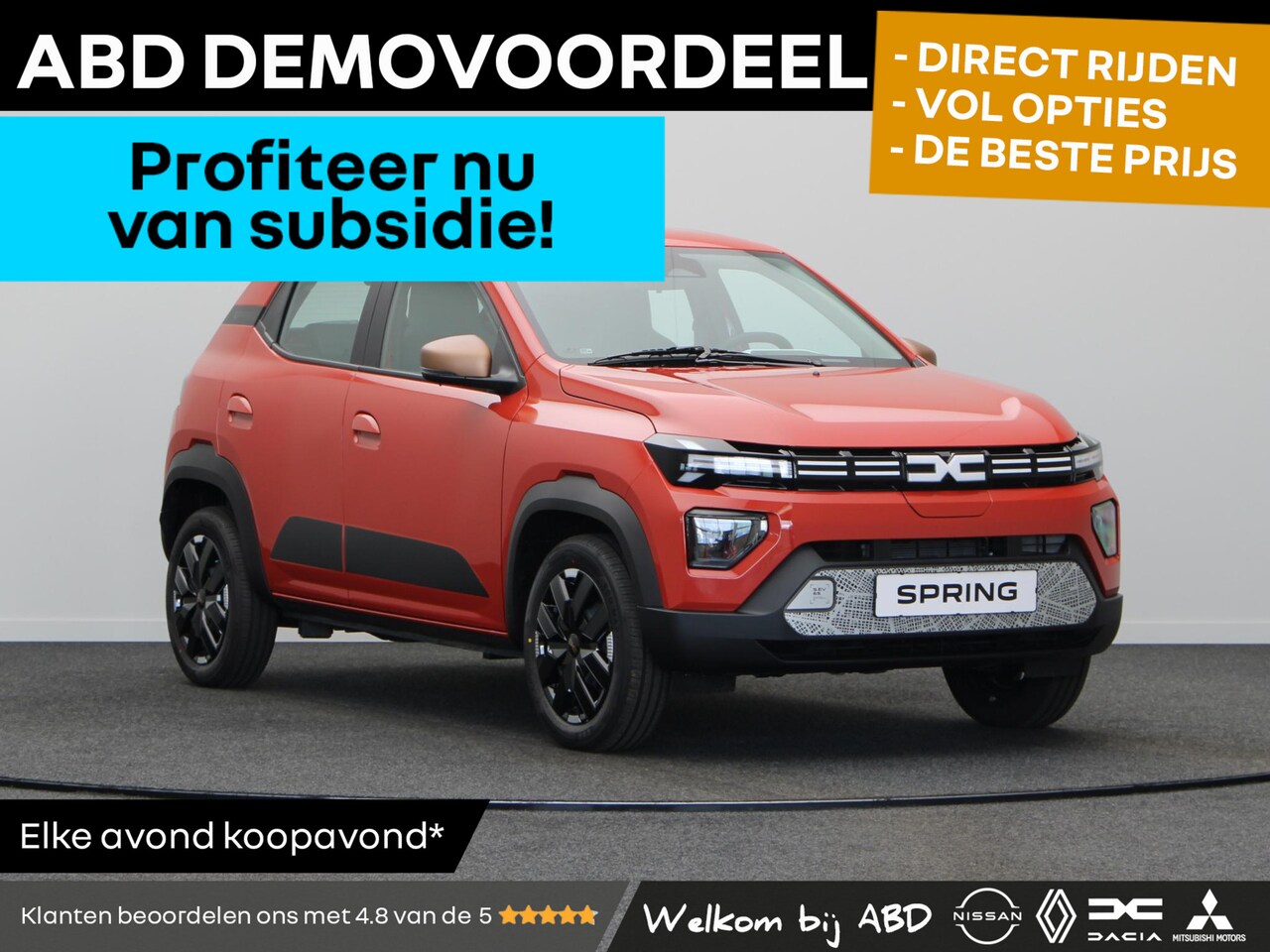 Dacia Spring - Extreme 65 26.8 kWh | DEMO VOORDEEL! | Airconditioning | Camera | Apple Carplay/Android Au - AutoWereld.nl