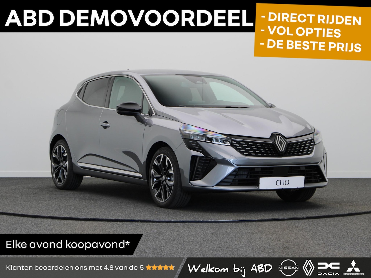 Renault Clio - E-Tech Full Hybrid 145pk techno | Grootscherm navigatie | 17" Lichtmetalen velgen | Digita - AutoWereld.nl