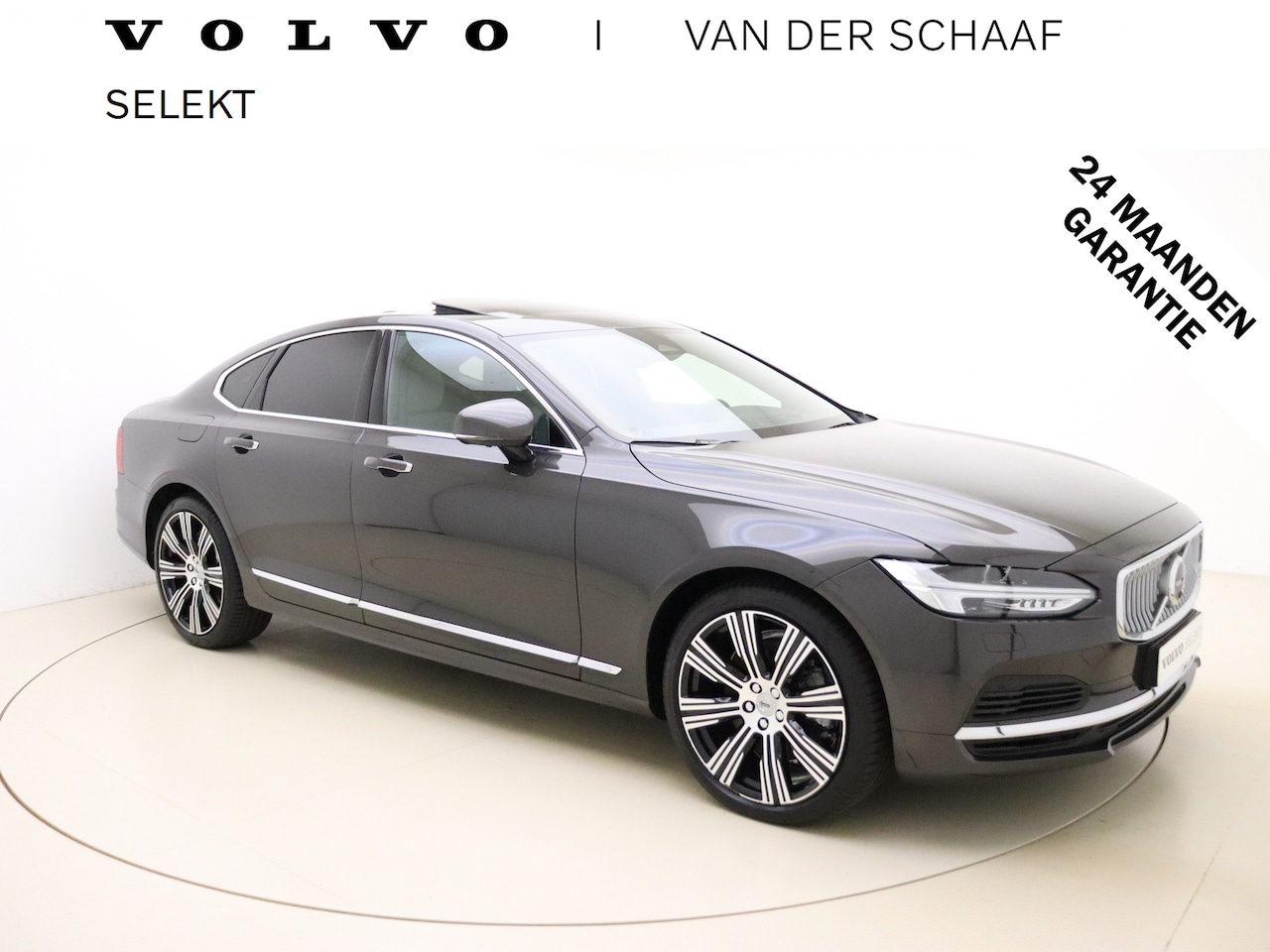 Volvo S90 - T8 390pk AWD Inscription / Luchtvering / B&W Audio / Woolblend / Schuifdak / 360 Camera / - AutoWereld.nl