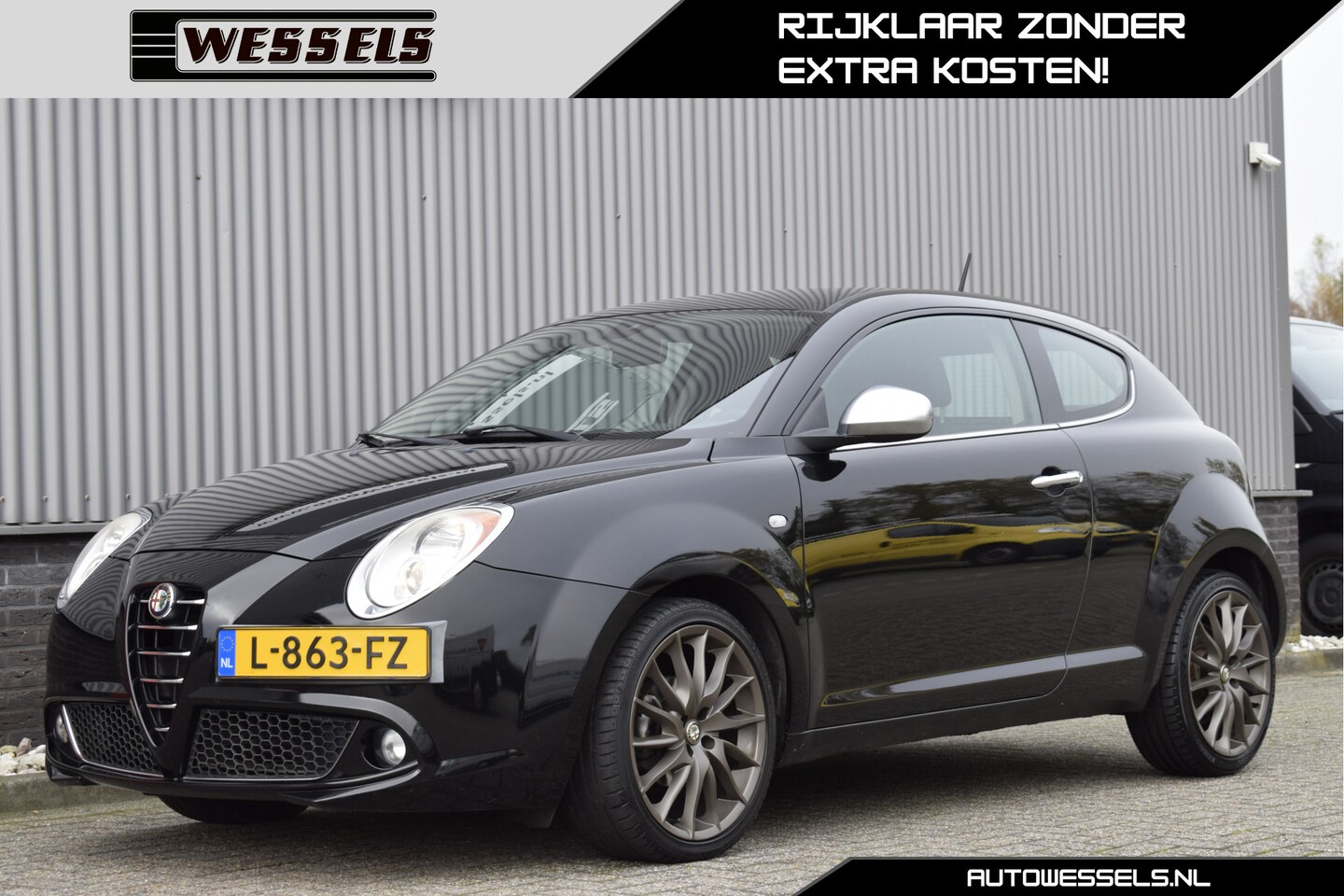 Alfa Romeo MiTo - 1.4 Distinctive 4 cilinder, trekhaak, 17 inch lmv, Airco, - AutoWereld.nl