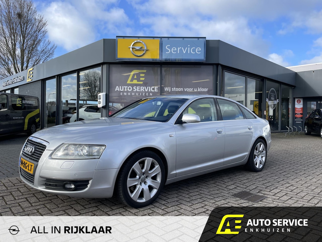 Audi A6 Limousine - 3.2 FSI quattro Pro Line Nieuw distr. kettingen ! | Consignatie verkoop  | Navi | zwart le - AutoWereld.nl