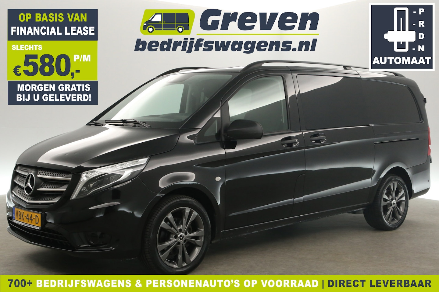 Mercedes-Benz Vito - 116 CDI Lang 164PK Automaat | DC |  5 Persoons |  Airco Cruise Camera 2xSchuifdeur Navi PD - AutoWereld.nl