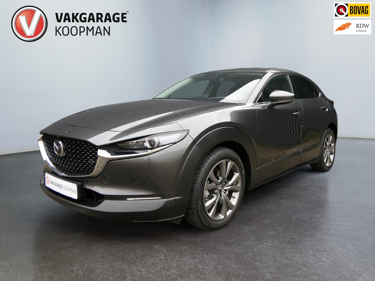 Mazda CX-30 - 2.0 e-SkyActiv-X M Hybrid Luxury 180pk Pano/Leder/Adaptive Cruise/ Bose/HUD/Camera. - AutoWereld.nl