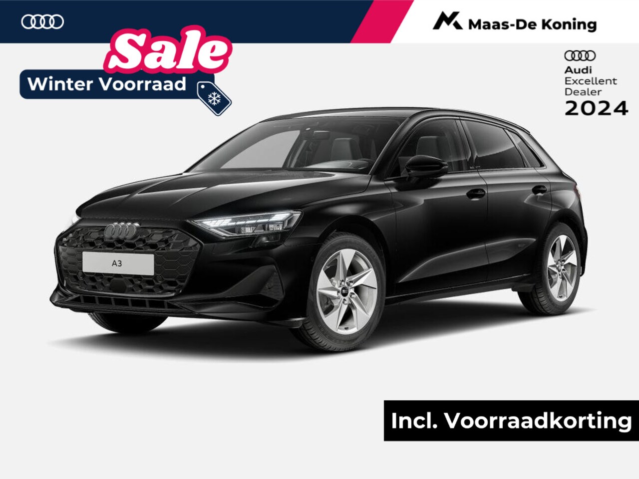 Audi A3 Sportback - 30 TFSI Advanced edition 116 PK · Assis.pak driving+parking plus · Privacy glas · Afgevlak - AutoWereld.nl