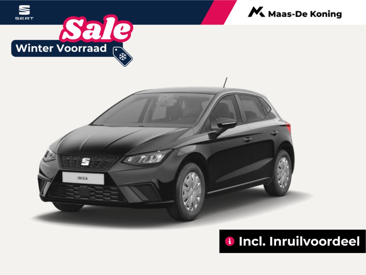 Seat Ibiza - Reference 1.0 59 kW / 80 pk MPI EVO Hatchback 5 de urs 5 versn. Hand | Metallic lak | Incl - AutoWereld.nl