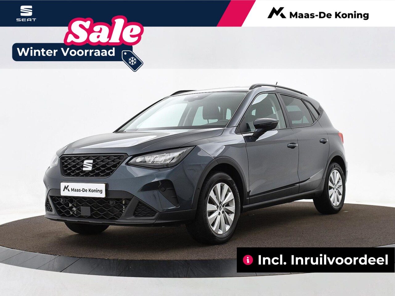 Seat Arona - Style 1.0 70 kW / 95 pk EcoTSI SUV 5 versn. Hand | Metallic lak | lichtmetalen velgen | In - AutoWereld.nl