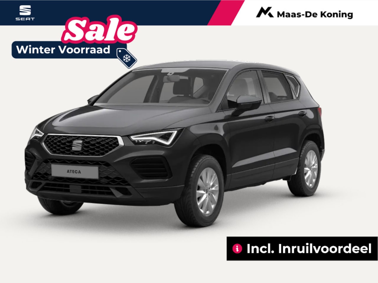 Seat Ateca - Reference 1.0 TSI 85kW / 115pk SUV 6 versn. Hand | Metallic lak | lichtmetalen velgen | In - AutoWereld.nl