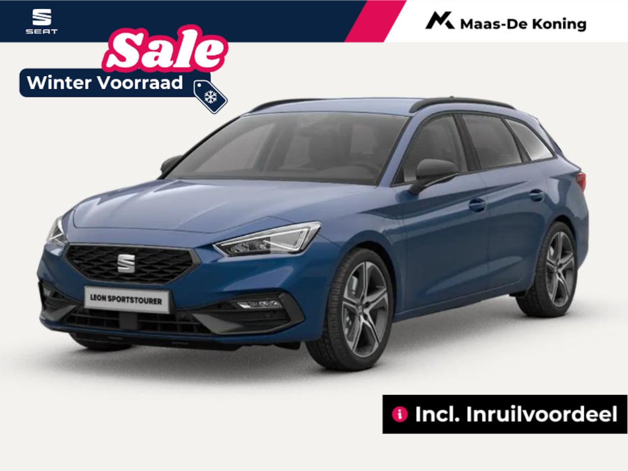 Seat Leon Sportstourer - FR PHEV First Edition 1.5 TSI eHybrid 150kW / 204p k Stationwagen 6 versn. DSG | 18'' lich - AutoWereld.nl