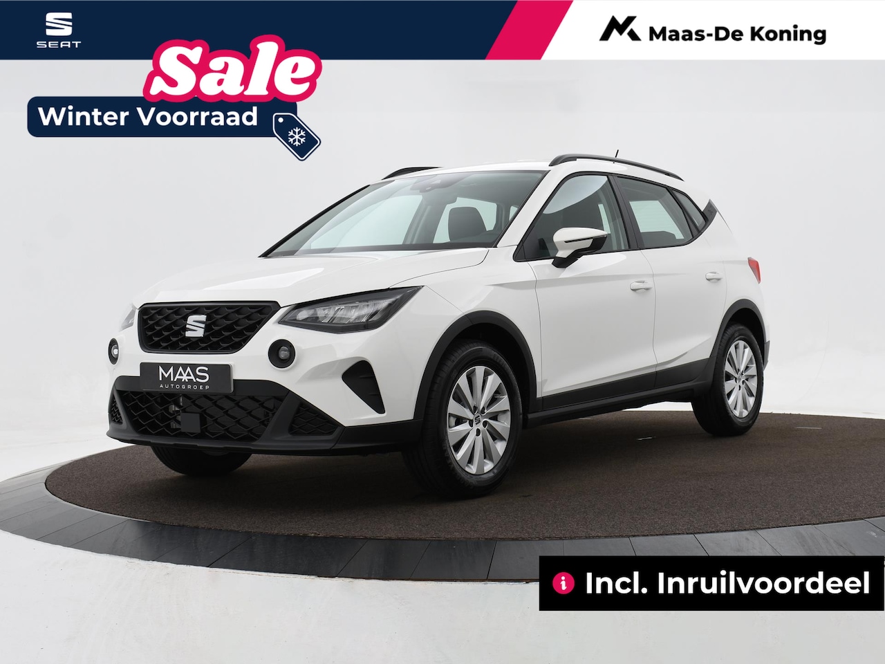 Seat Arona - Reference 1.0 70 kW / 95 pk EcoTSI SUV 5 versn. Ha nd | Metallic lak | Lichtmetalen Velgen - AutoWereld.nl