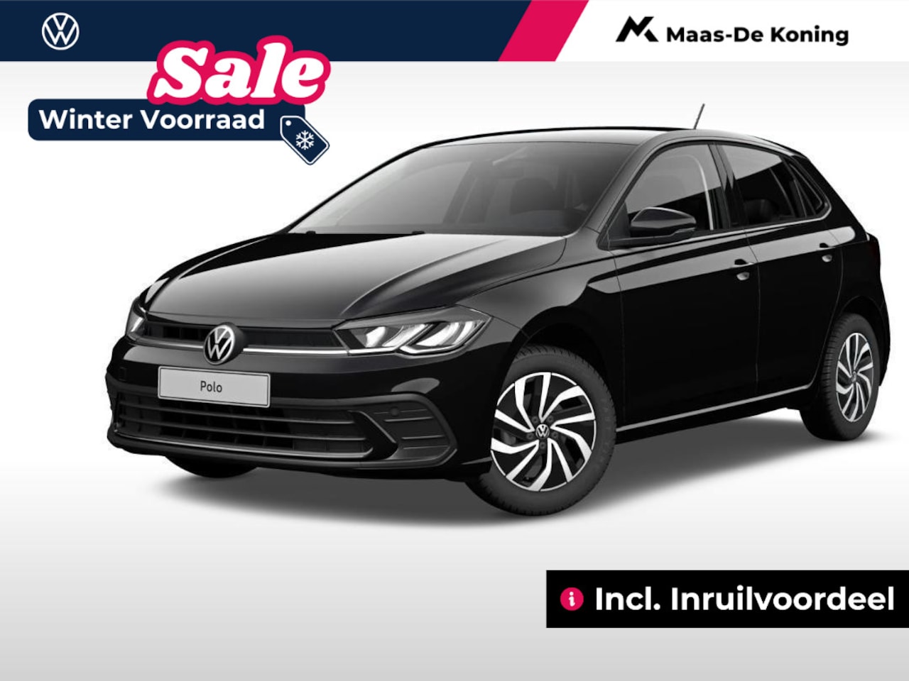 Volkswagen Polo - Life Edition, 1.0 TSI 95 pk 5 versn. Hand · Airconditioning automatisch, 2-zone (climatron - AutoWereld.nl